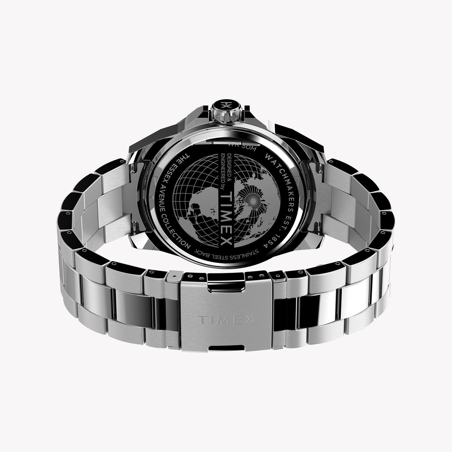 Timex Men's Green Dial Bracelet Watch, Stainless Steel | Tw2w13900