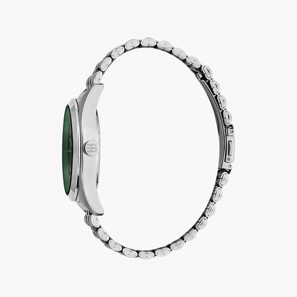 Esprit Men's Silver Stainless Steel Watch, Black Dial | Es1g173m0065