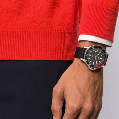 Timex Men's Black Silicone Watch, Brass Case | Tw2t30000