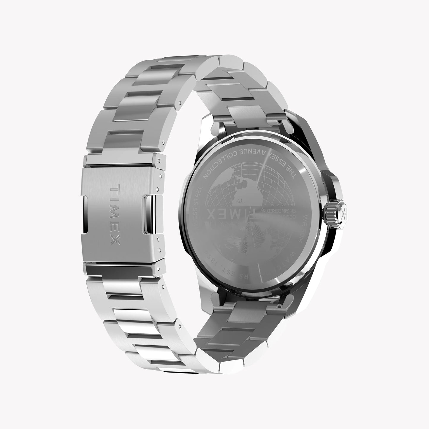 Essex 3-Hand Blue Dial SST Bracelet TW2Y21100 | Men's Silver Watch