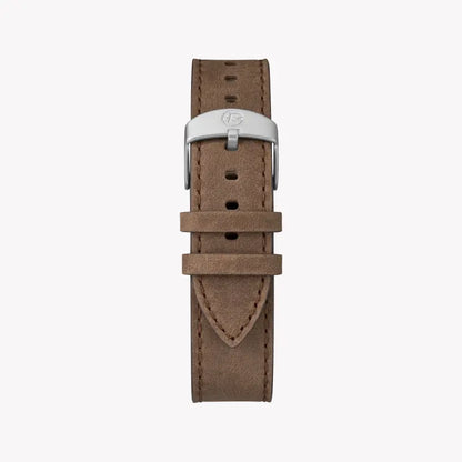 Timex Men's Tan Leather Watch, Off White Dial | Tw4b10600